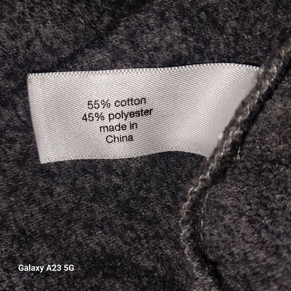 Lane Bryant Gray Hooded Sweatshirt Oh What Fun Graphic Size 14/16 Cotton Blend M - Picture 4 of 6